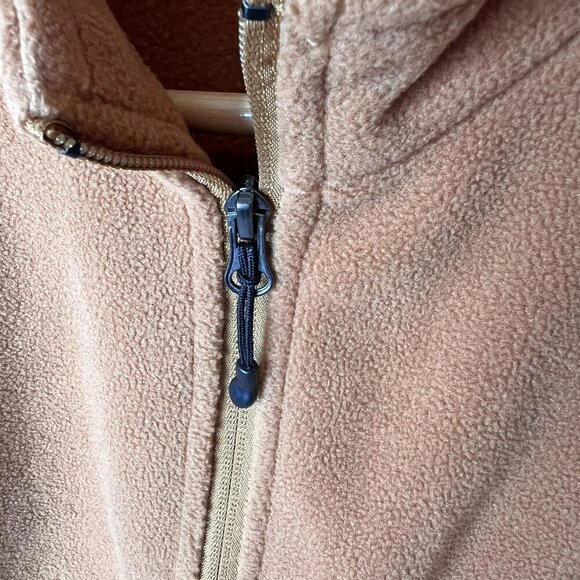 Xeoxarel Vest Womens Size Small Camel Brown Six Pocket Fleece Casual Comfy - Picture 11 of 14